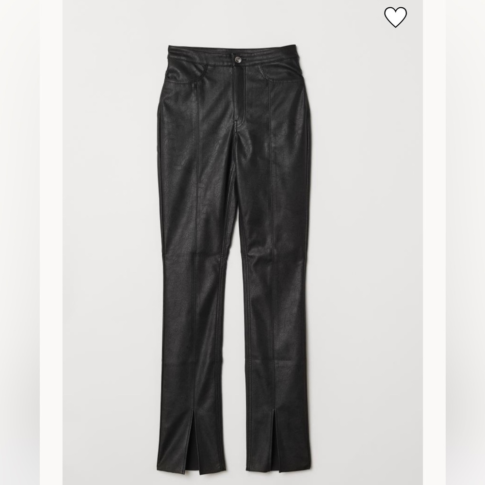 H&M flux learher pants. Size 4